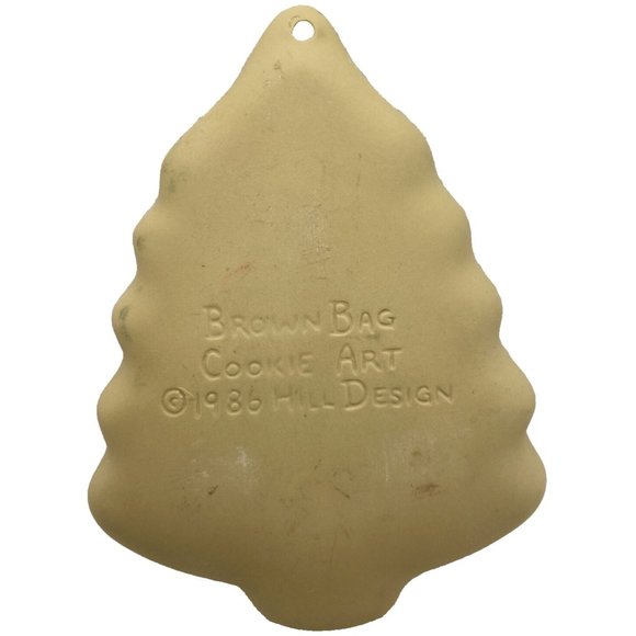 Set of 3 Brown Bag Cookie Art Molds Nutcracker Wreath Christmas Tree Recipe Book - Picture 6 of 12